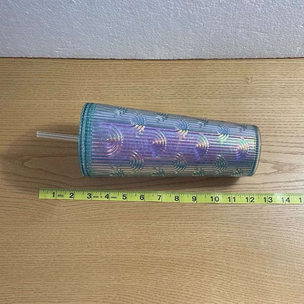 Starbucks Spring 2022 Tumbler Iridescent Mermaid Scale Design Limited Ed Retired